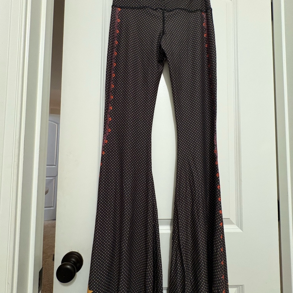 Teeki Black and Pink Boot Cut Pants - Picture 8 of 9